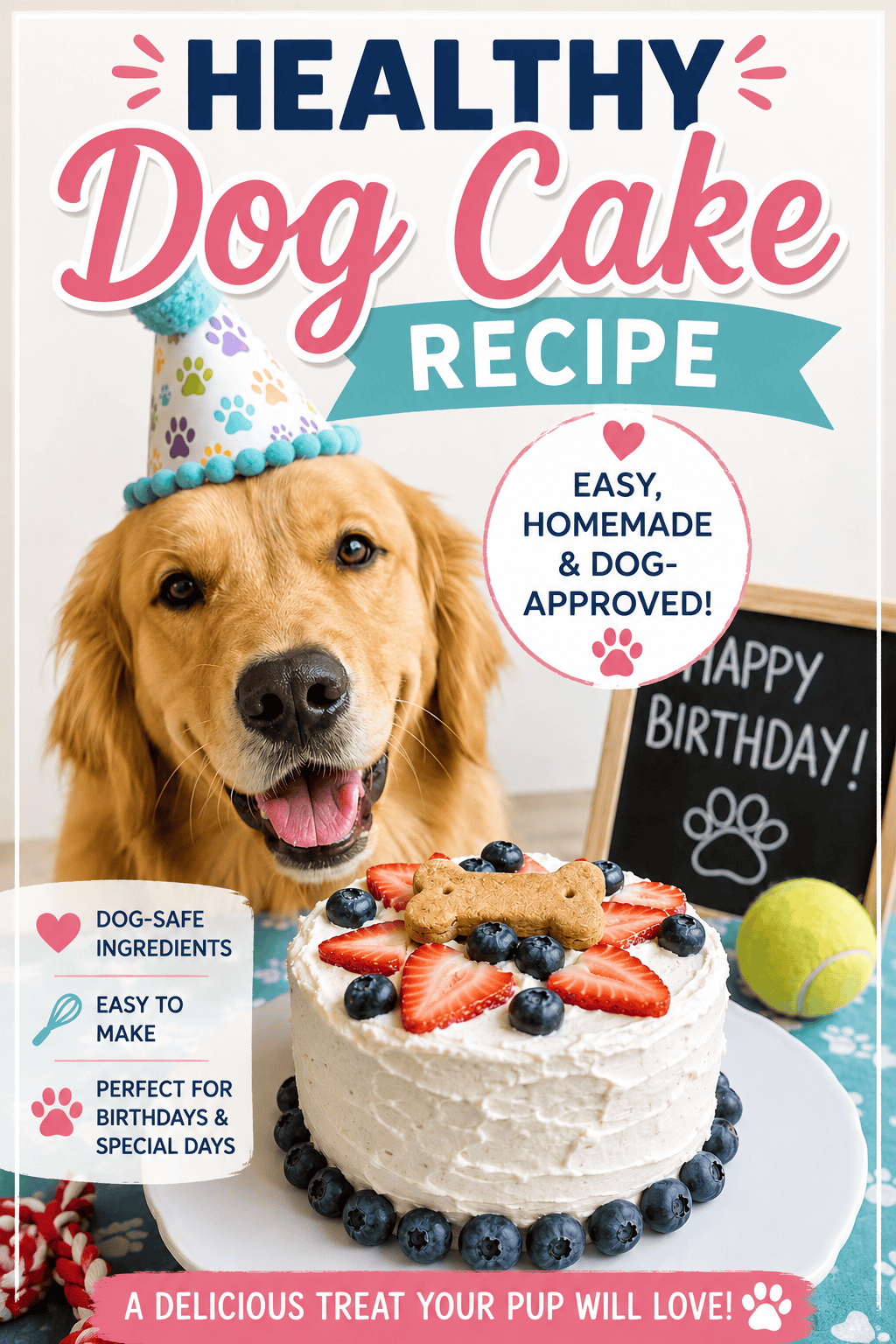 Healthy Dog Birthday Cake Recuoe