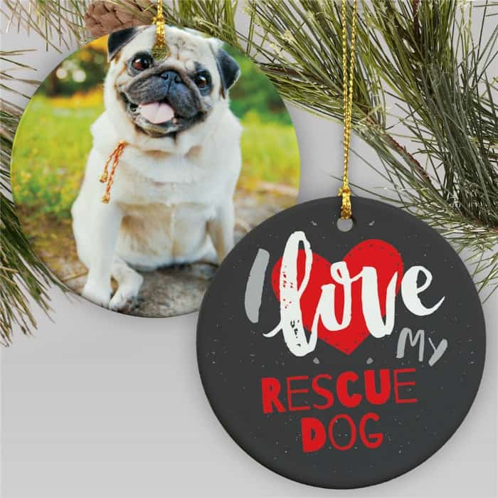 Family Pet Christmas Ornaments for Dogs and Cats