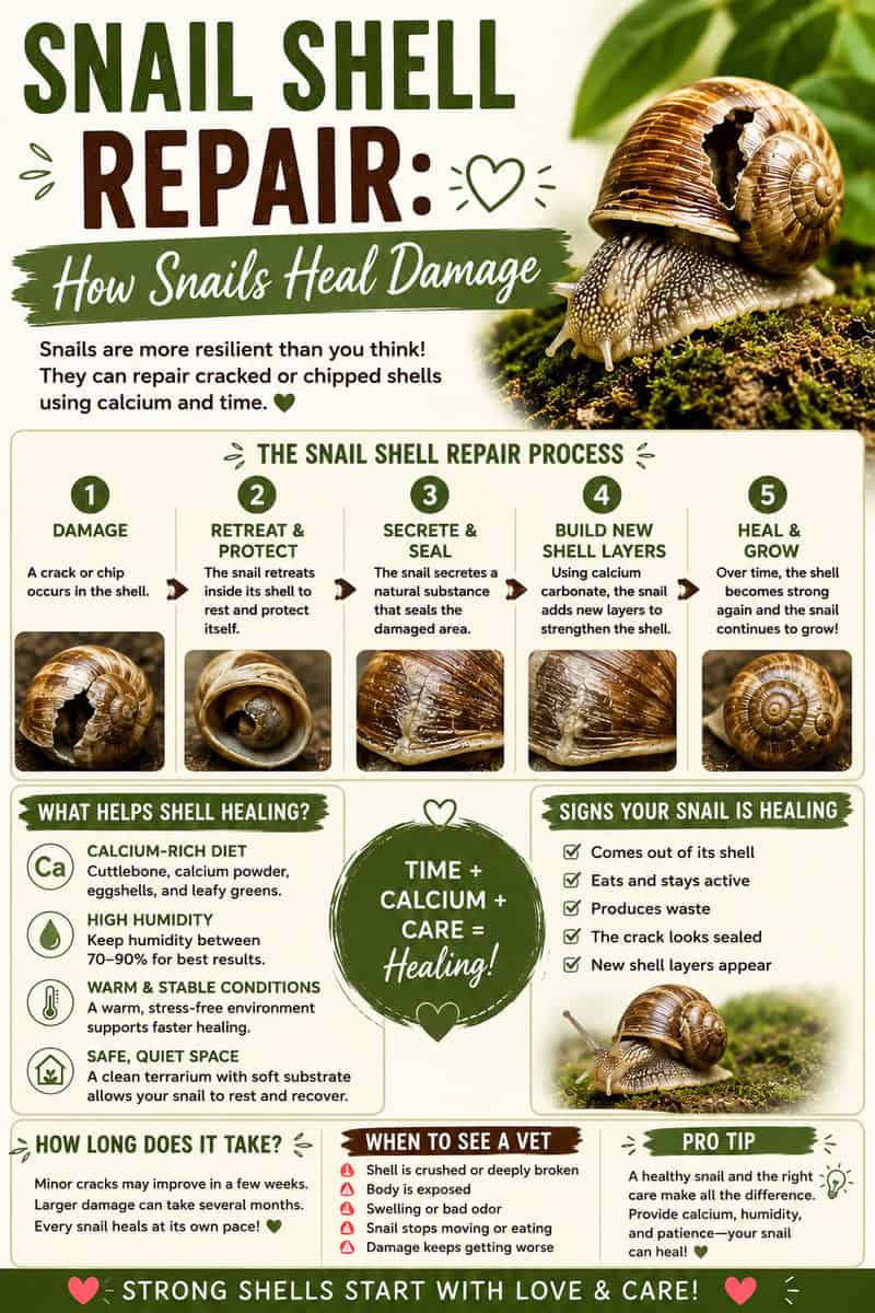 Can my snail survive a broken shell?