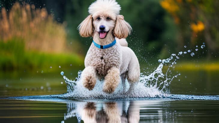 Can poodles swim? Find out more about this interesting dog breed and learn if poodles are natural swimmers or not.