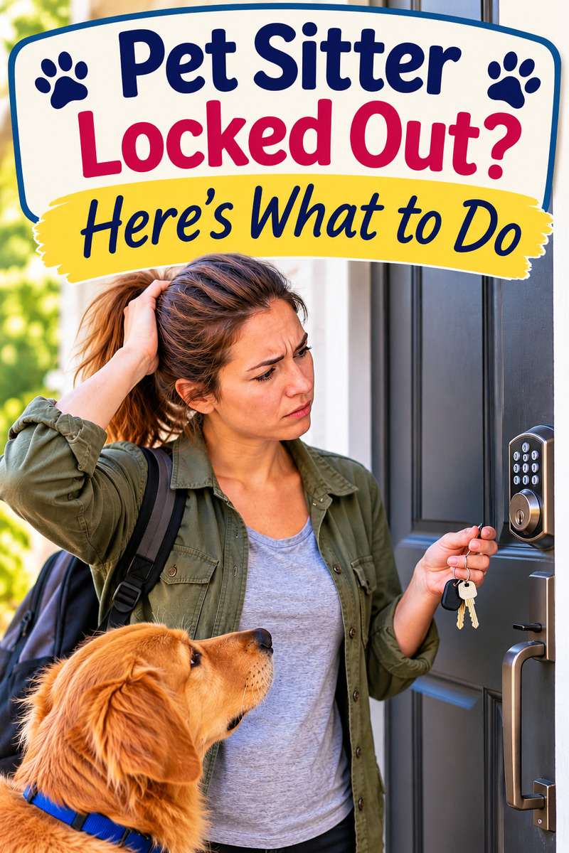 What happens when a pet sitter can't get into a client's house? Whether it's a lost key, a broken lock, or a door code that won't work, knowing what to do can help prevent a missed pet care visit. Discover practical steps for handling pet-sitting lockouts, contacting pet owners, arranging emergency access, and preventing future problems. Save these pet-sitting tips for later!
#PetSittingTips #PetSitter #PetSittingBusiness #PetCareTips #PetSitterAdvice