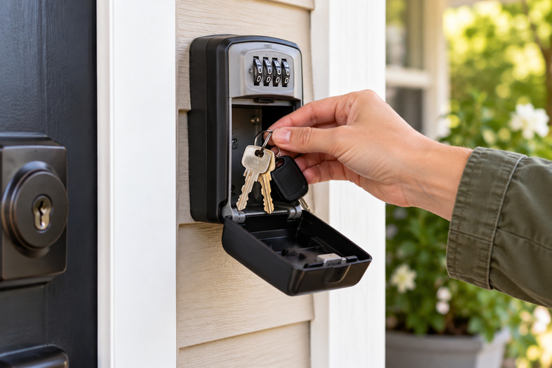 Unlocking the Porch Key Safe